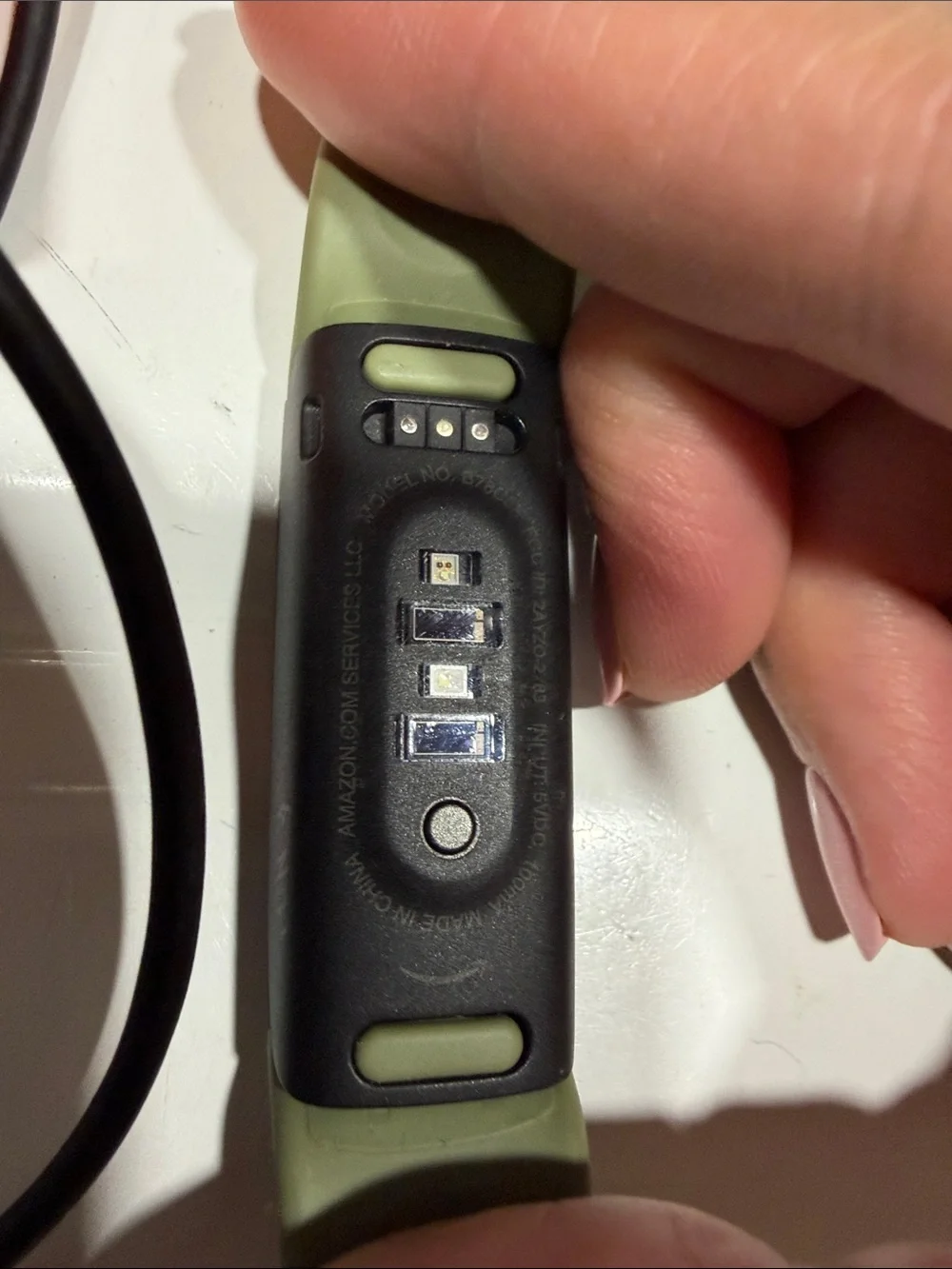 Amazon Halo Olive Green Fitness Tracker Smart Band
